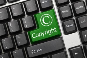Conceptual keyboard - Copyright (green key)